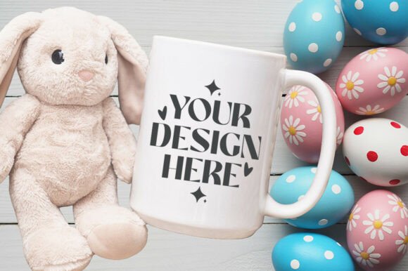 15oz Mug Mockup Easter MockUp: Elevate Your Holiday Designs for Print-on-Demand Success