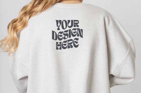 Ash Gildan 18000 Sweatshirt Mockup: The Realistic Tool for Modern Designers