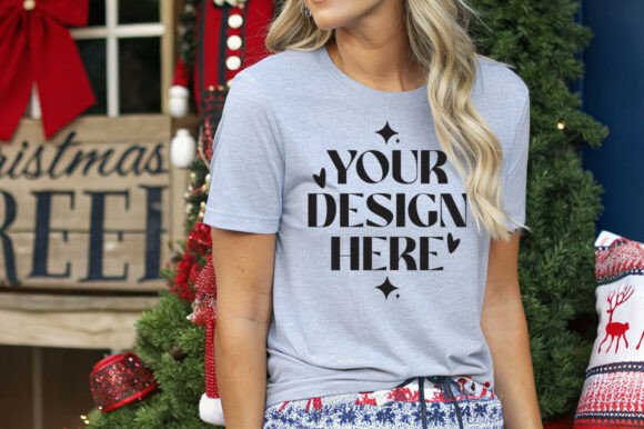 Bella Canvas 3001 T-shirt Mockup for Professional Designers