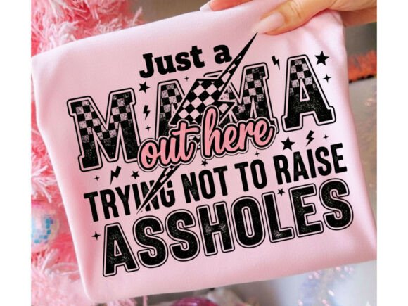Checkered Sassy Mama Mom Tshirt Png Design Guide