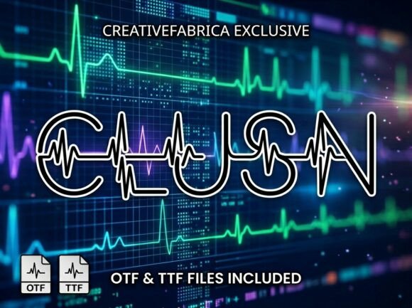 Clusn: Elevate Your Brand Identity with a Bold, All-Caps Display Typeface