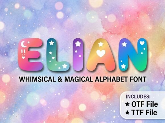 Elian: The Chubby Typeface That Turns Words into Whimsical Adventures