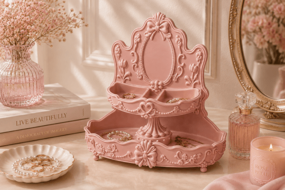 Gothic Vanity Decor Shelf STL
