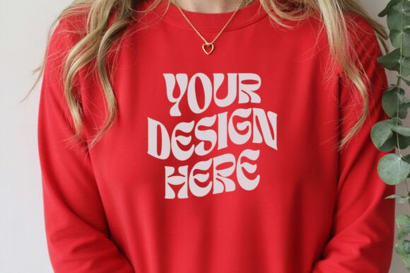 Red Gildan 18000 Sweatshirt Mockup: The Ultimate Tool for Modern Designers and Entrepreneurs