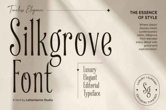Silkgrove: The Ultra-Condensed Serif for Modern Branding