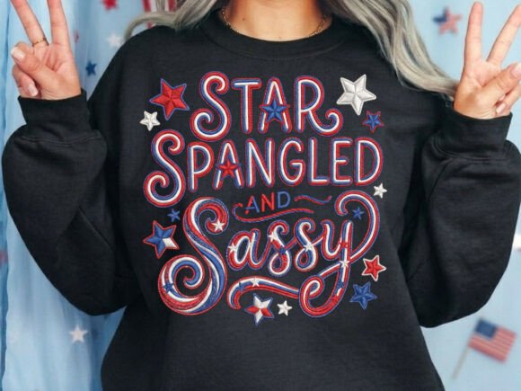 Star Spangled Sassy Tshirt Png: Integrating Patriotic Design into Your Creative Workflow