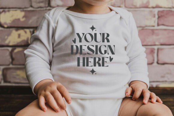 White Rabbit Skins 4411 Boho Flatlay Moc: Elevating Your Baby Product Presentations
